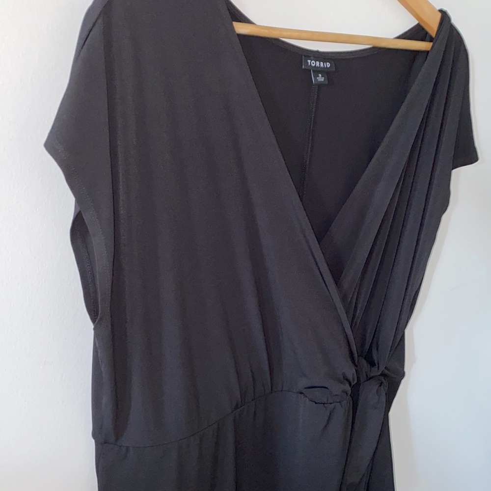 Torrid wrap dress black size 3X